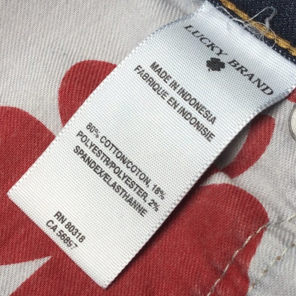 VINTAGE LUCKY BRAND LOLA STRAIGHT JEANS 4/27x30 π - Picture 8 of 12